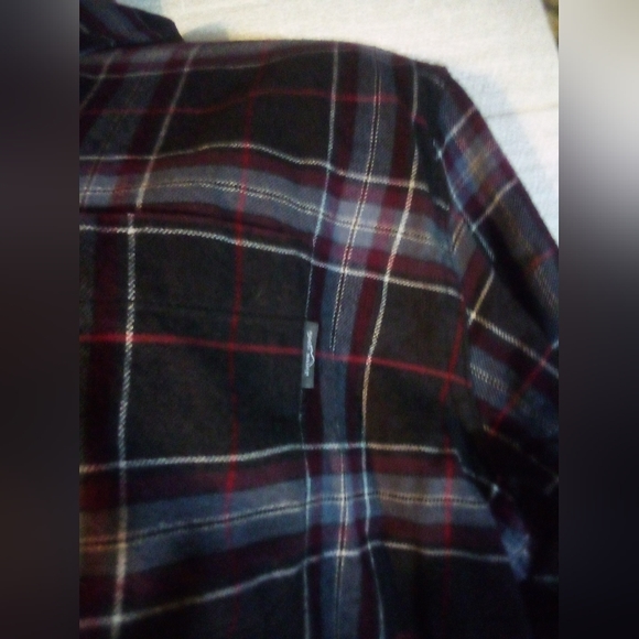 Eddie Bauer Long Sleeve Cotton Flannel Multi Color Stripes Shirt Men's 2XL - Picture 2 of 10